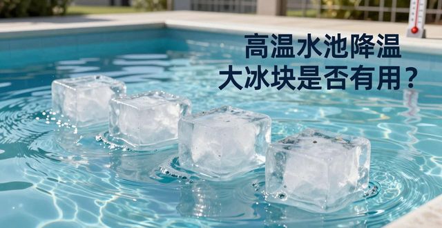 大冰块游泳池降温效果_武候区高温水池降温大冰块_冰块降温实际应用分析